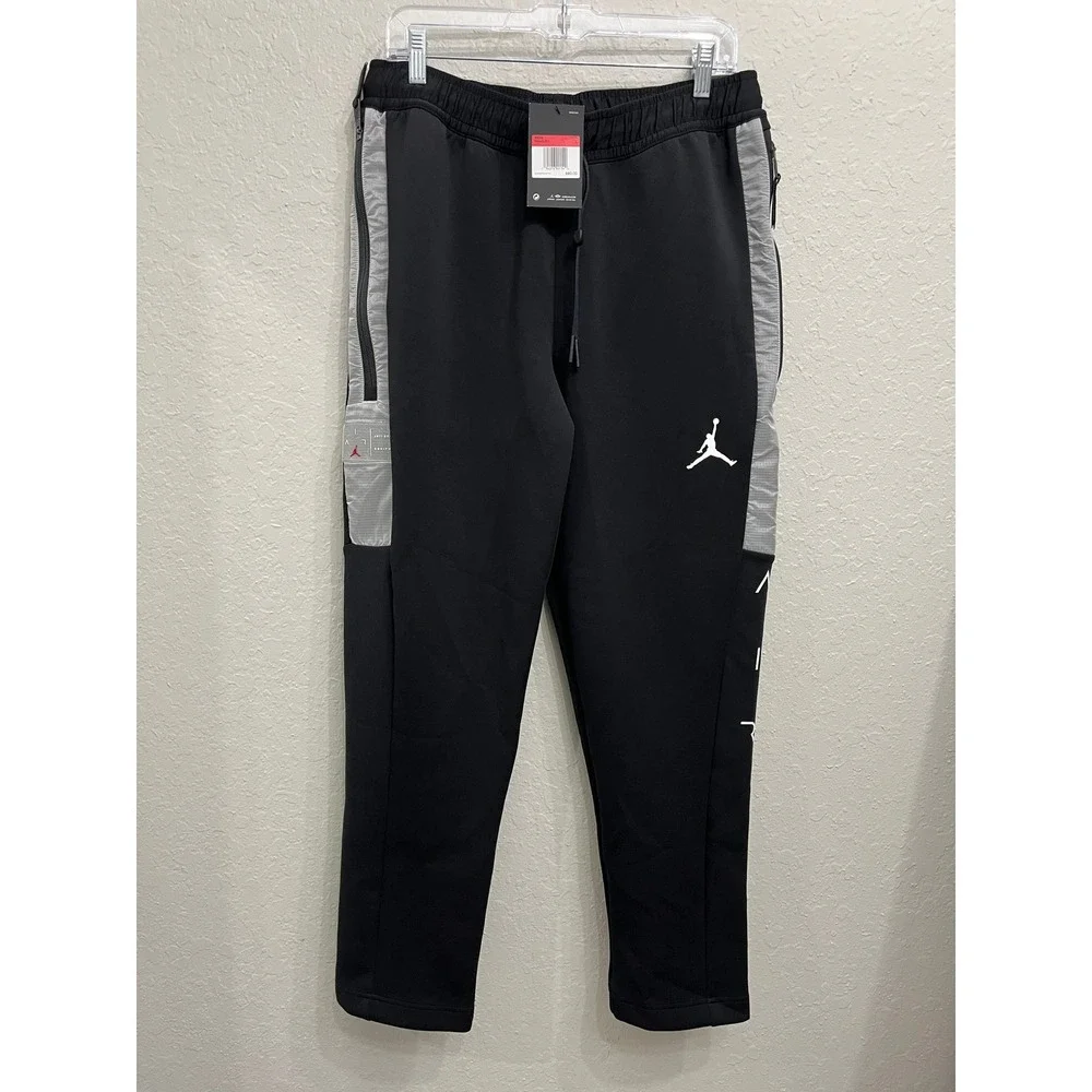 NWT Jordan Air Anti Gravity Dri-Fit Black Tech Jogger Sweats Men's Large